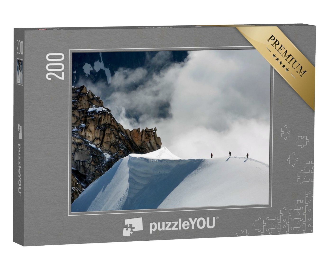 puzzleYOU Puzzle Hochalpinismus: Auf dem Weg zum Gipfel, 200 Puzzleteile, puzzleYOU-Kollektionen Sport von puzzleYOU