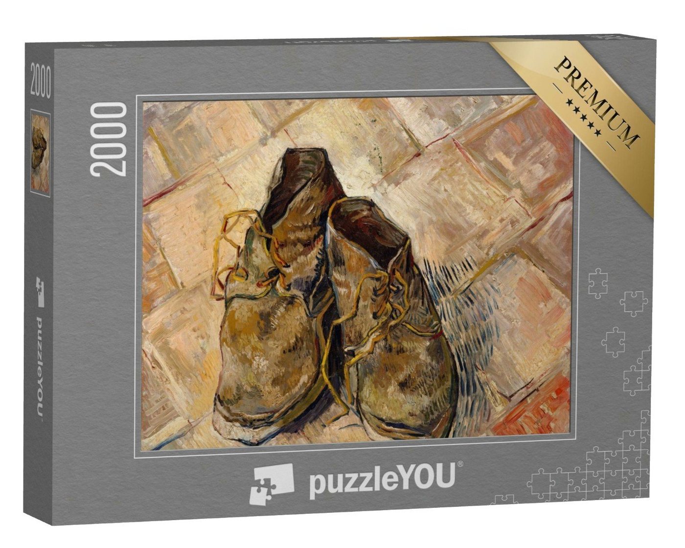 puzzleYOU Puzzle Schuhe, von Vincent Van Gogh, 1888, 2000 Puzzleteile, puzzleYOU-Kollektionen Künstler von puzzleYOU