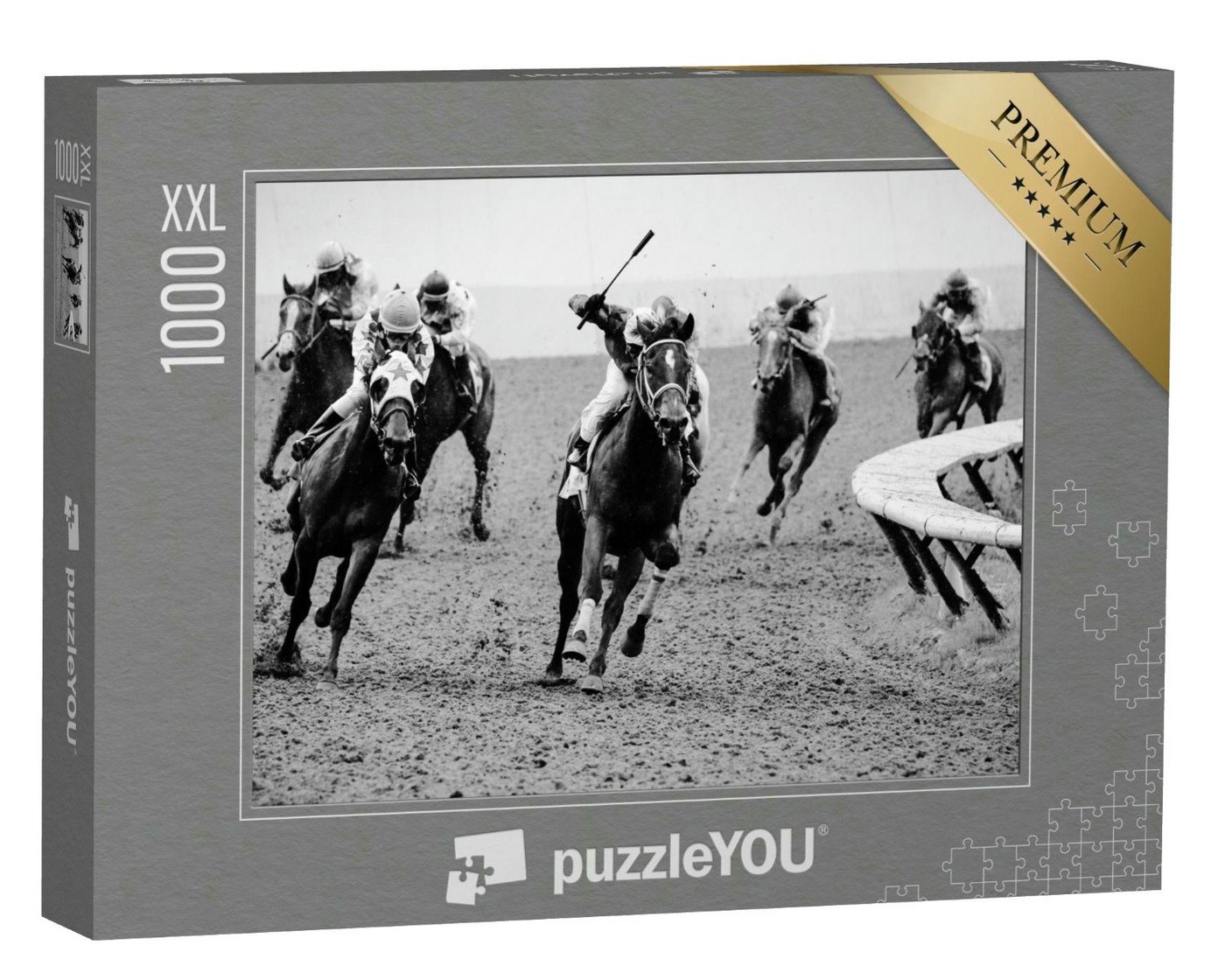 puzzleYOU Puzzle Starke Pferde, 1000 Puzzleteile, puzzleYOU-Kollektionen Sport, Menschen von puzzleYOU