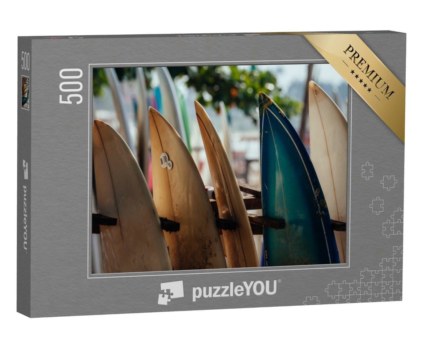 puzzleYOU Puzzle Surfbretter, bereit für den Einsatz, 500 Puzzleteile, puzzleYOU-Kollektionen Sport von puzzleYOU