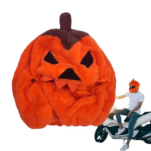 puzzlegame Motorrad-Schutzhelm-Abdeckung,Halloween-Schutzhelm-Abdeckung | Elastischer Fleece-Schutzhelm-Überzug im -Design für Halloween,Multifunktionale, lustige, dekorative Halloween-Dekoration, von puzzlegame