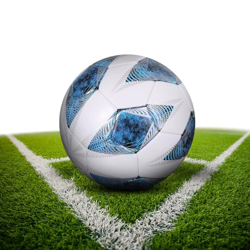 pwavum Fussball Größe 5, Fußball Kinder Wasserdicht Sport Training Ball Freizeitbälle, Verdicken Explosionsgeschützt Unisex-Fußball Größe 5, Kinder Trainingsfußball, Indoor Outdoor pwavum Fussball Größe 5, Fußball Kinder Wasserdicht Sport Training Ball Freizeitbälle, Verdicken Explosionsgeschützt Unisex-Fußball Größe 5, Kinder Trainingsfußball, Indoor Outdoor von pwavum