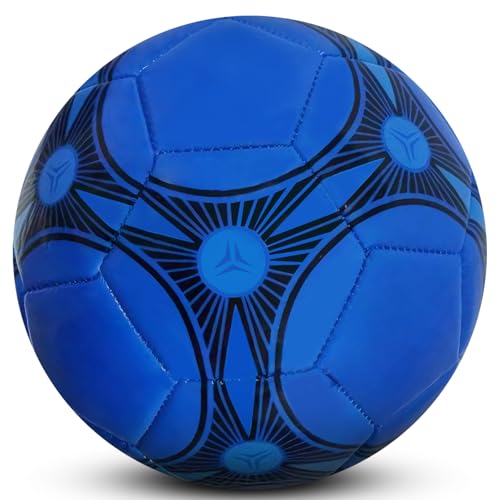 pwavum Fußball Größe 5 - Professioneller Fussball für Kinder & Erwachsene - Offizieller Wettbewerb & Training - Draußen & Drinnen - Fußball Kinder Unisex Freizeitbälle für Profis & Anfänger (Blau, 5) pwavum Fußball Größe 5 - Professioneller Fussball für Kinder & Erwachsene - Offizieller Wettbewerb & Training - Draußen & Drinnen - Fußball Kinder Unisex Freizeitbälle für Profis & Anfänger (Blau, 5) von pwavum