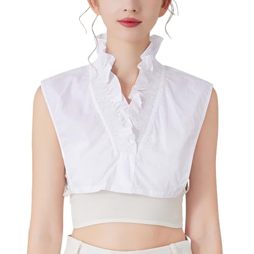 blusenkragen Damen Spitze, Falscher Kragen Damen Vintage Weiß Hemdkragen Fake Kragen Baumwolle Abnehmbare Krageneinsatz Hälfte Shirt Bluse Detachable Elegante Blusenkragen Einsatz Fake Collar blusenkragen Damen Spitze, Falscher Kragen Damen Vintage Weiß Hemdkragen Fake Kragen Baumwolle Abnehmbare Krageneinsatz Hälfte Shirt Bluse Detachable Elegante Blusenkragen Einsatz Fake Collar von pxjsdwe