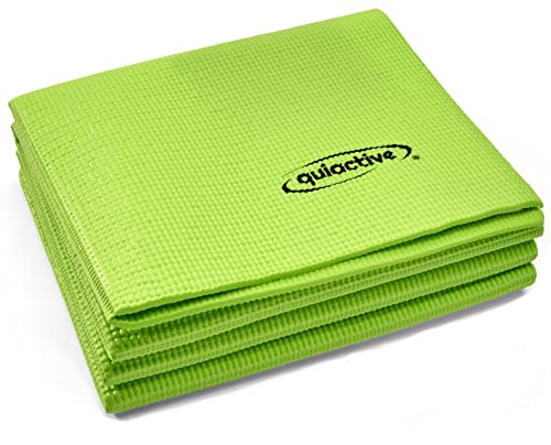 quiactive Reise Yogamatte - Faltbar, Leicht & rutschfest, Gymnastikmatte für Pilates & Yoga | 173 x 61 x 0,5 cm in grün quiactive Reise Yogamatte - Faltbar, Leicht & rutschfest, Gymnastikmatte für Pilates & Yoga | 173 x 61 x 0,5 cm in grün von quiactive