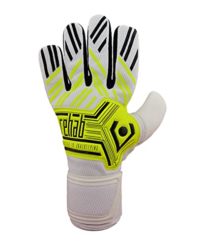 Rehab - Torwarthandschuhe - Core NC Gelb - mit Pro Grip - Fussballhandschuhe für Erwachsene und Kinder Größe 5-11 von rehab GK