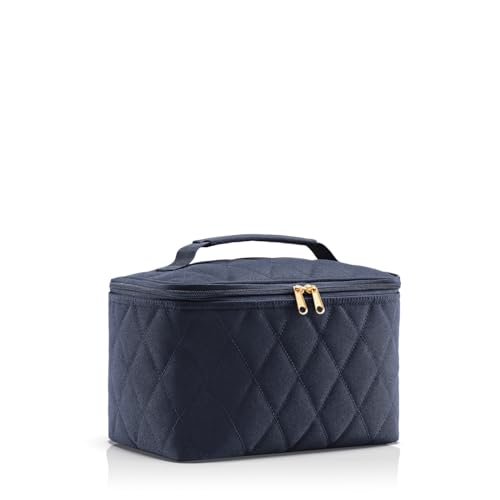 reisenthel Cosmetic case Rhombus Midnight Gold - quadratischer Kulturbeutel, Gepäckorganisator, Kosmetiktasche reisenthel Cosmetic case Rhombus Midnight Gold - quadratischer Kulturbeutel, Gepäckorganisator, Kosmetiktasche von reisenthel