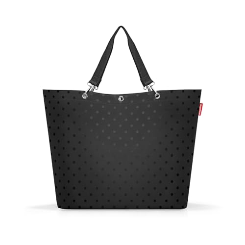 reisenthel shopper XL glossy dots black – Geräumige Shopping Bag und edle Handtasche in einem – Aus wasserabweisendem Material reisenthel shopper XL glossy dots black – Geräumige Shopping Bag und edle Handtasche in einem – Aus wasserabweisendem Material von reisenthel