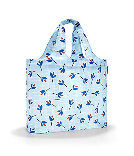 Reisenthel Mini Maxi beachbag Strandtasche, 62 cm, 40 Liter, Blue Leaves von reisenthel