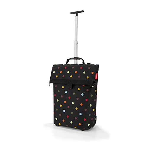 reisenthel Trolley M in Dots, Rahmen: Silber – Praktischer Shopping-Trolley mit viel Stauraum und Reißverschluss – Aus wasserabweisendem Material reisenthel Trolley M in Dots, Rahmen: Silber – Praktischer Shopping-Trolley mit viel Stauraum und Reißverschluss – Aus wasserabweisendem Material von reisenthel