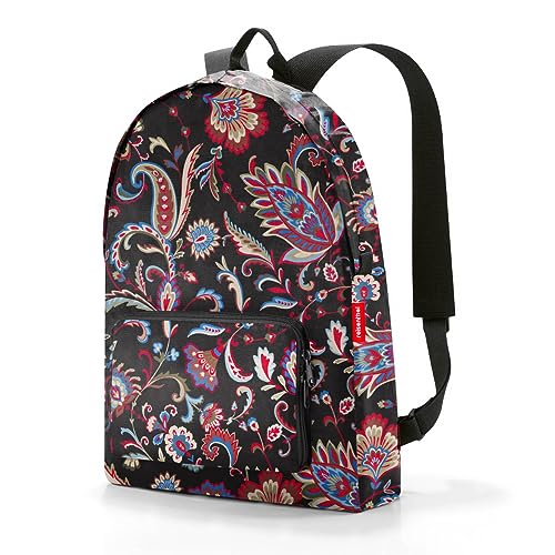 reisenthel mini maxi rucksack paisley black - faltbarer kompakter Rucksack -wasserabweisend von reisenthel