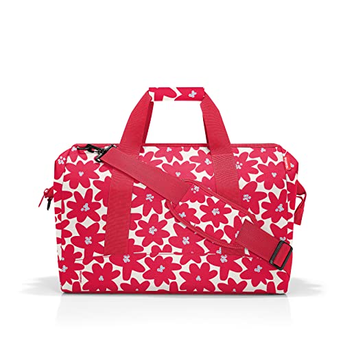 reisenthel allrounder L daisy red – Vielfältige Doktortasche zum Reisen, für die Arbeit oder Freizeit – Mit funktional-stylischem Design von reisenthel