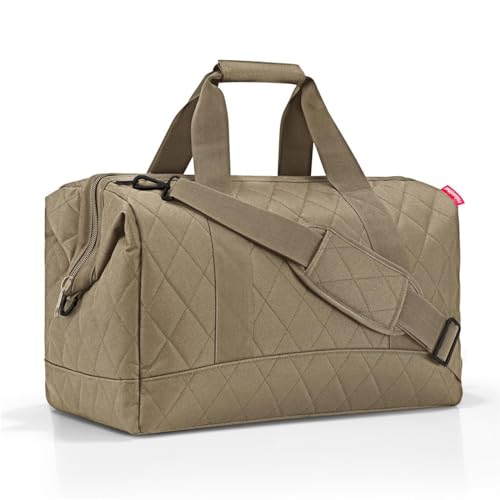 reisenthel allrounder L Vielfältige Doktortasche zum Reisen, für die Arbeit oder Freizeit Mit funktional-stylischem Design, Couleur:rhombus olive von reisenthel