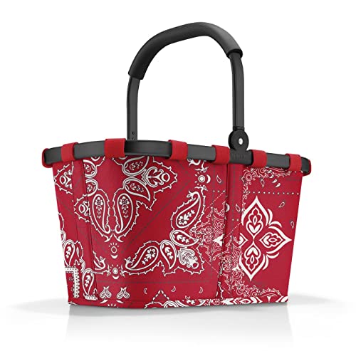 reisenthel carrybag frame bandana red Stabiler Einkaufskorb mit viel Stauraum und praktischer Innentasche Elegantes und wasserabweisendes Design von reisenthel