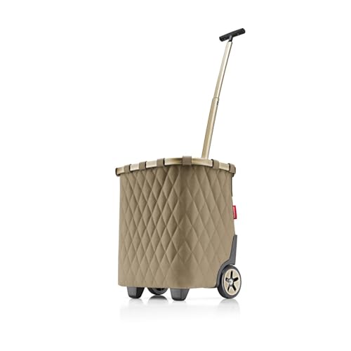 reisenthel carrycruiser Frame Rhombus Olive – Tragbarer Einkaufstrolley mit stabilem Aluminiumrahmen, Schultergurt und herausnehmbarer Netz-Innentasche – Aus wasserabweisendem Material reisenthel carrycruiser Frame Rhombus Olive – Tragbarer Einkaufstrolley mit stabilem Aluminiumrahmen, Schultergurt und herausnehmbarer Netz-Innentasche – Aus wasserabweisendem Material von reisenthel