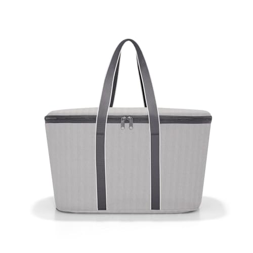 reisenthel coolerbag Herringbone Grey - Kühltasche aus hochwertigem Polyestergewebe – Ideal für das Picknick, den Einkauf und unterwegs reisenthel coolerbag Herringbone Grey - Kühltasche aus hochwertigem Polyestergewebe – Ideal für das Picknick, den Einkauf und unterwegs von reisenthel