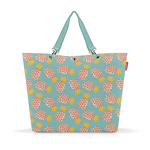 reisenthel shopper XL pineapple – Geräumige Shopping Bag und edle Handtasche in einem – Aus wasserabweisendem Material von reisenthel