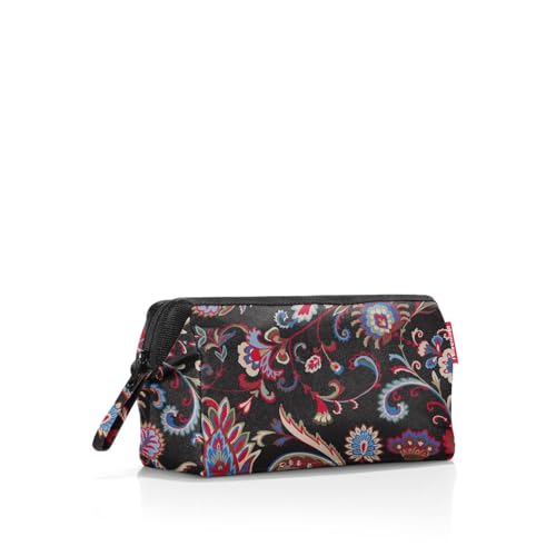 reisenthel travelcosmetic paisley black – starke robuste und praktische Reisekosmetiktasche, Handschlaufe, wasserabweisendes Material von reisenthel