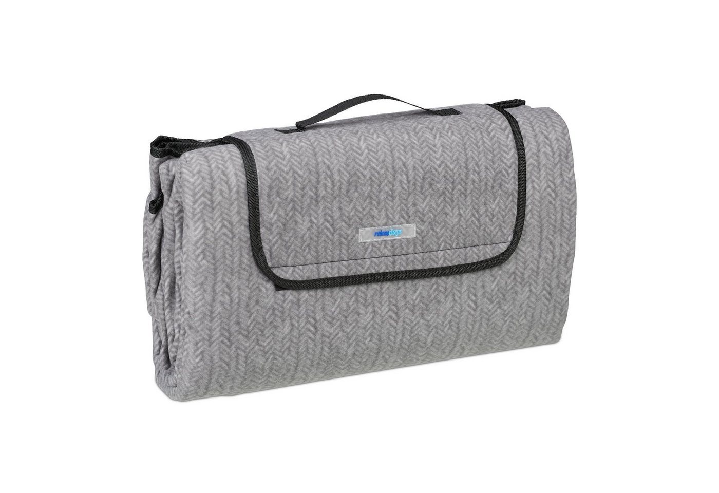 Picknickdecke Graue Picknickdecke Fleece, relaxdays Picknickdecke Graue Picknickdecke Fleece, relaxdays von relaxdays