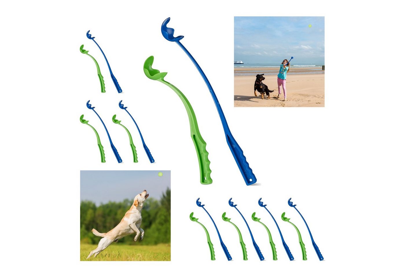 relaxdays Ballschleuder 16 x Ballschleuder für Hunde relaxdays Ballschleuder 16 x Ballschleuder für Hunde von relaxdays