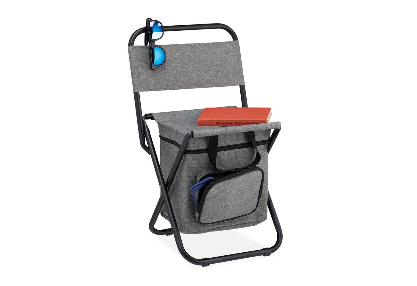 relaxdays Campinghocker mit Lehne relaxdays Campinghocker mit Lehne von relaxdays