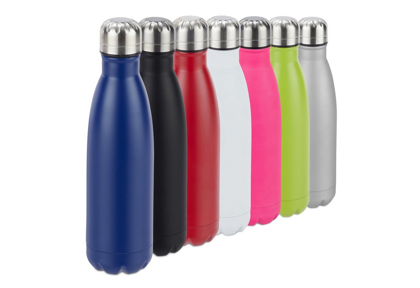 relaxdays Isolierflasche Trinkflasche Edelstahl, Dunkelblau relaxdays Isolierflasche Trinkflasche Edelstahl, Dunkelblau von relaxdays
