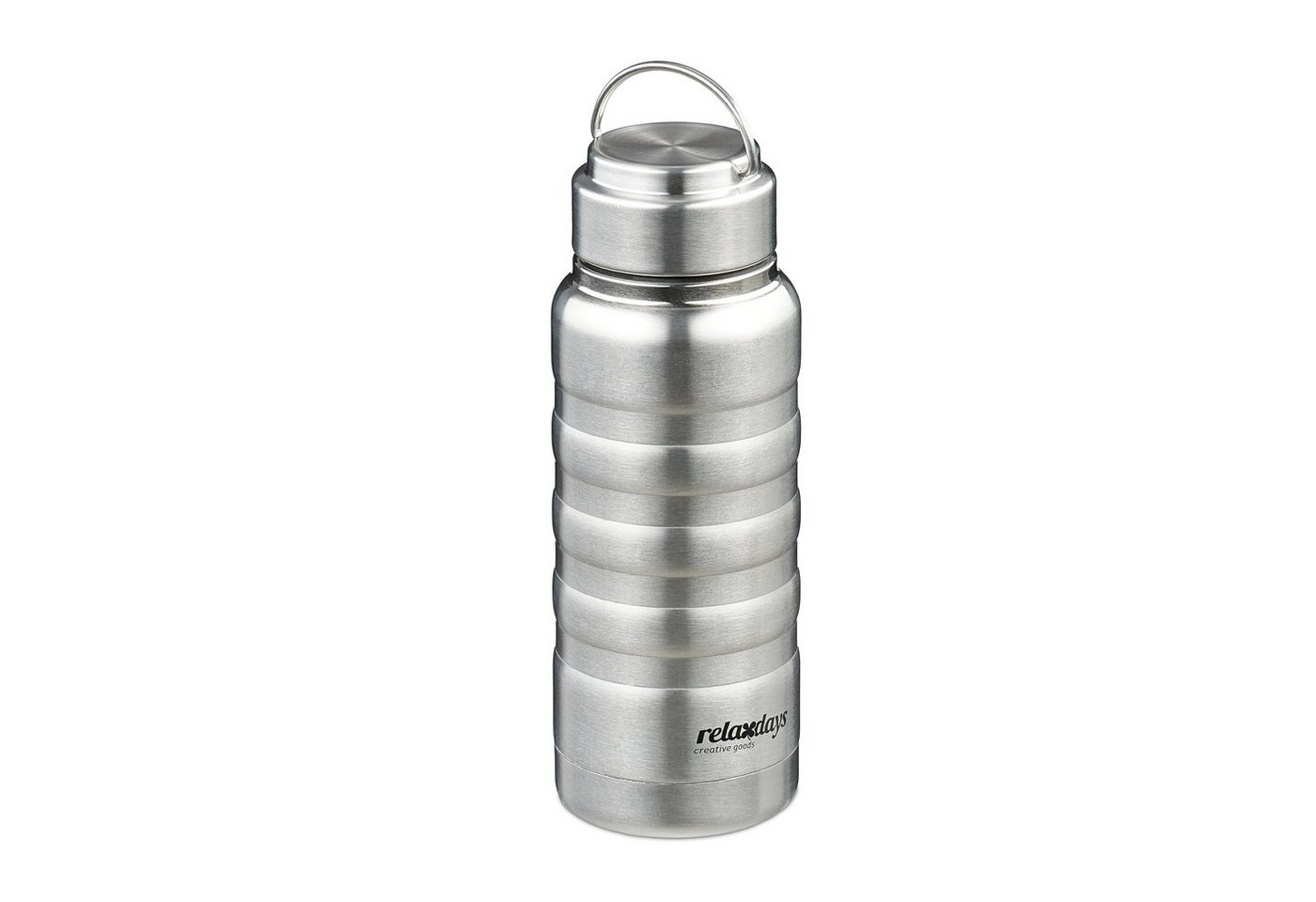 relaxdays Isolierflasche Trinkflasche Edelstahl 400 ml relaxdays Isolierflasche Trinkflasche Edelstahl 400 ml von relaxdays