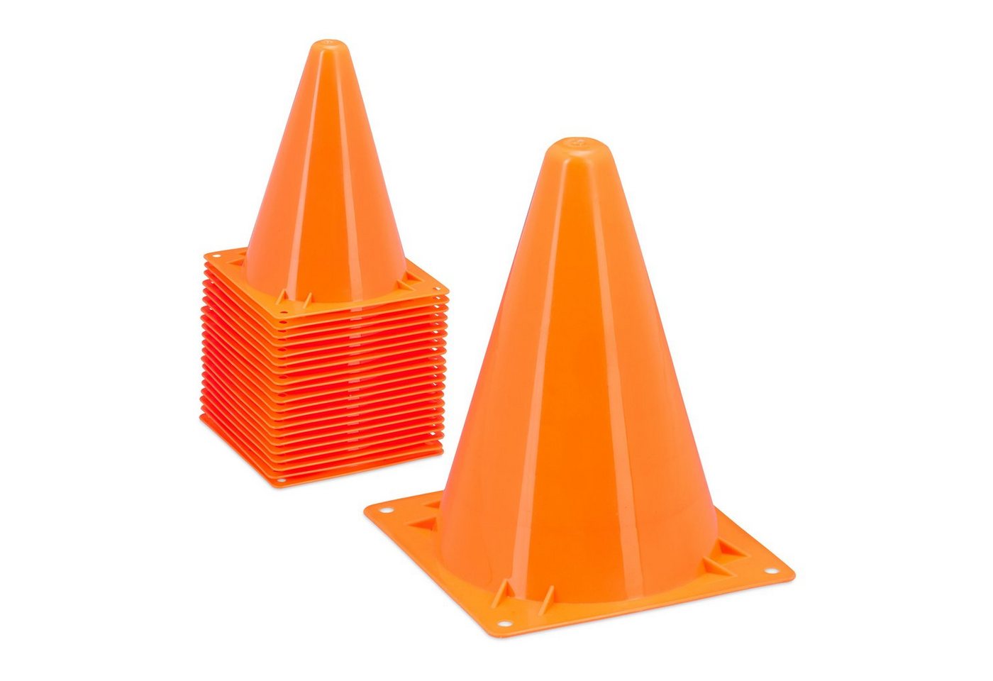 relaxdays Pylonen 20er Set orange relaxdays Pylonen 20er Set orange von relaxdays