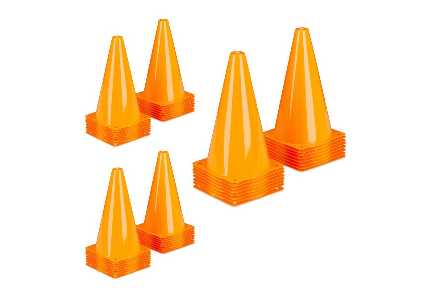 relaxdays Pylonen 48 x Pylonen orange relaxdays Pylonen 48 x Pylonen orange von relaxdays