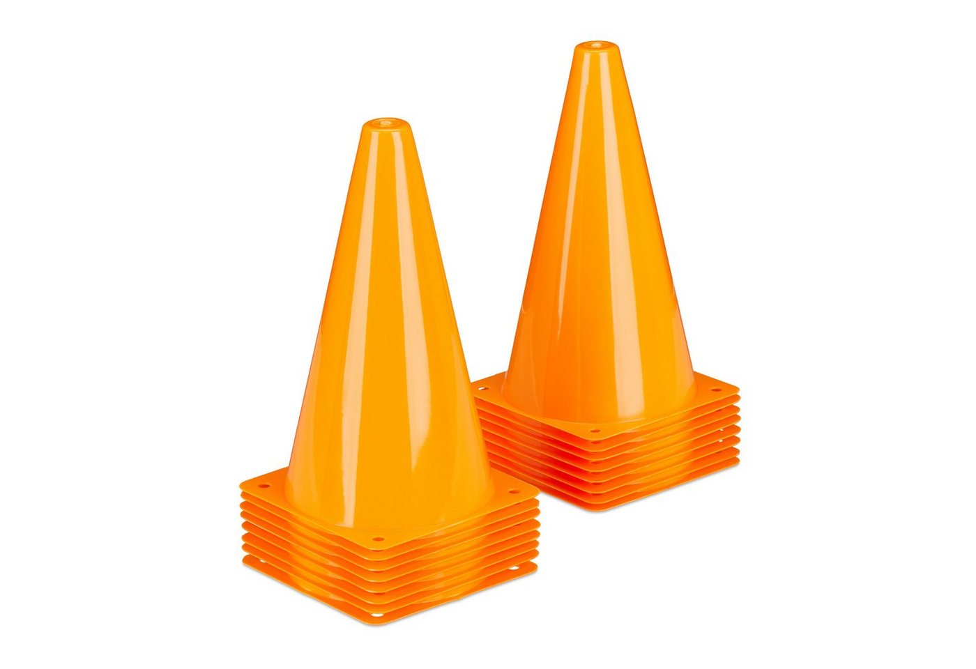 relaxdays Pylonen orange 16er Set relaxdays Pylonen orange 16er Set von relaxdays