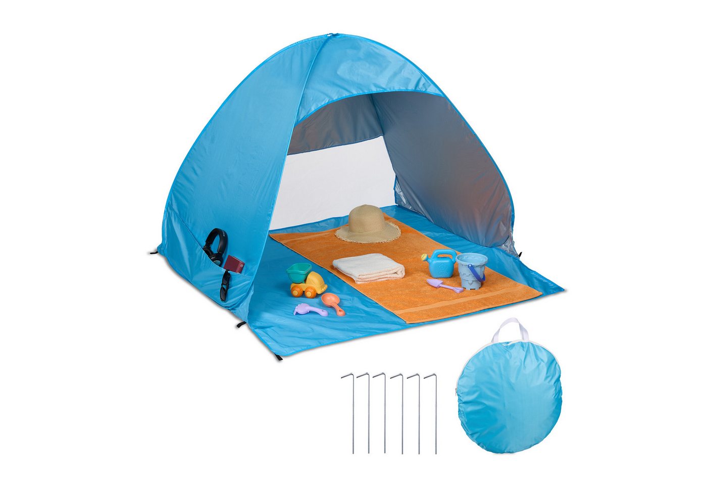 relaxdays Strandmuschel Pop up relaxdays Strandmuschel Pop up von relaxdays