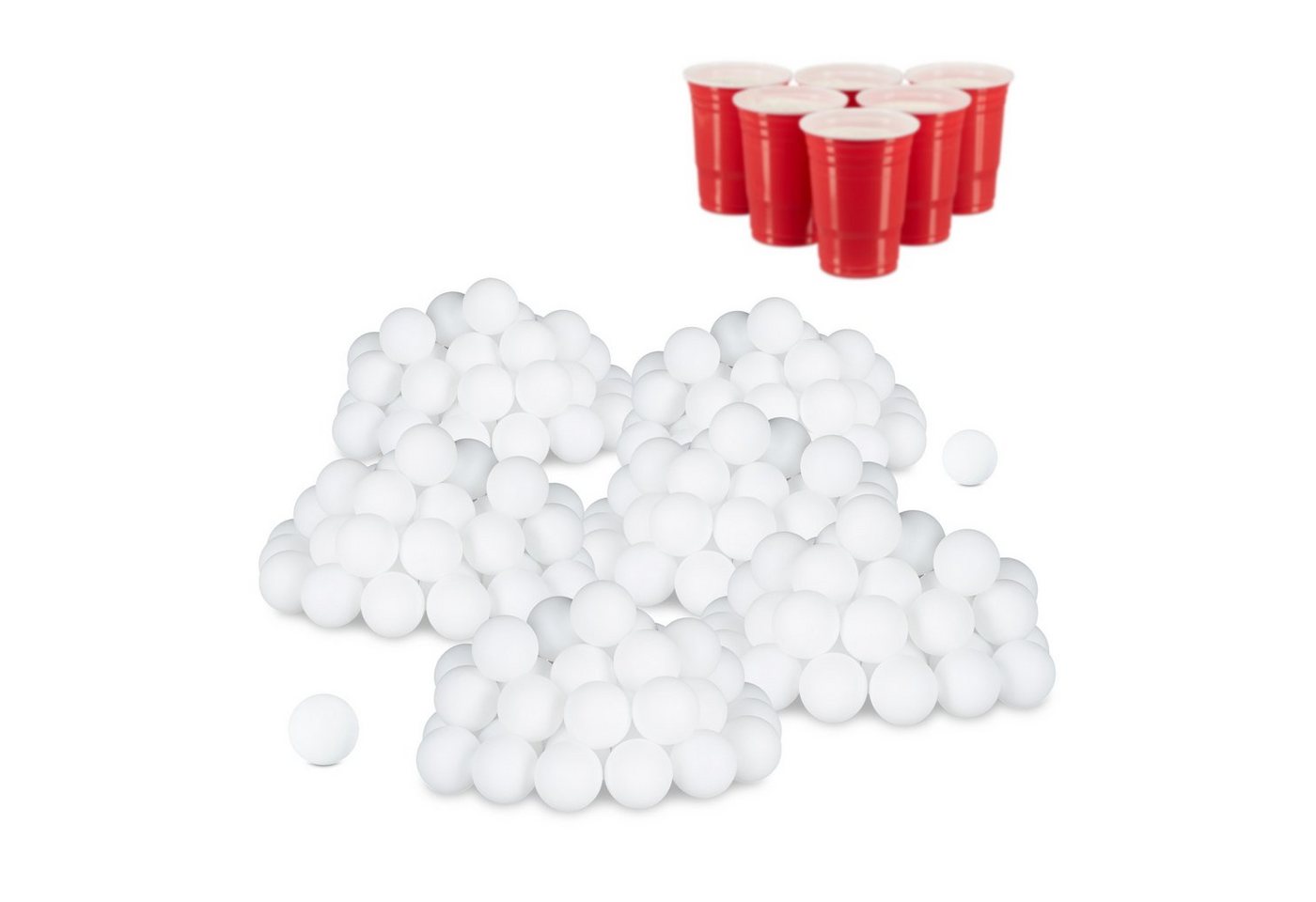 relaxdays Tischtennisball 288 x Beer Pong Bälle relaxdays Tischtennisball 288 x Beer Pong Bälle von relaxdays