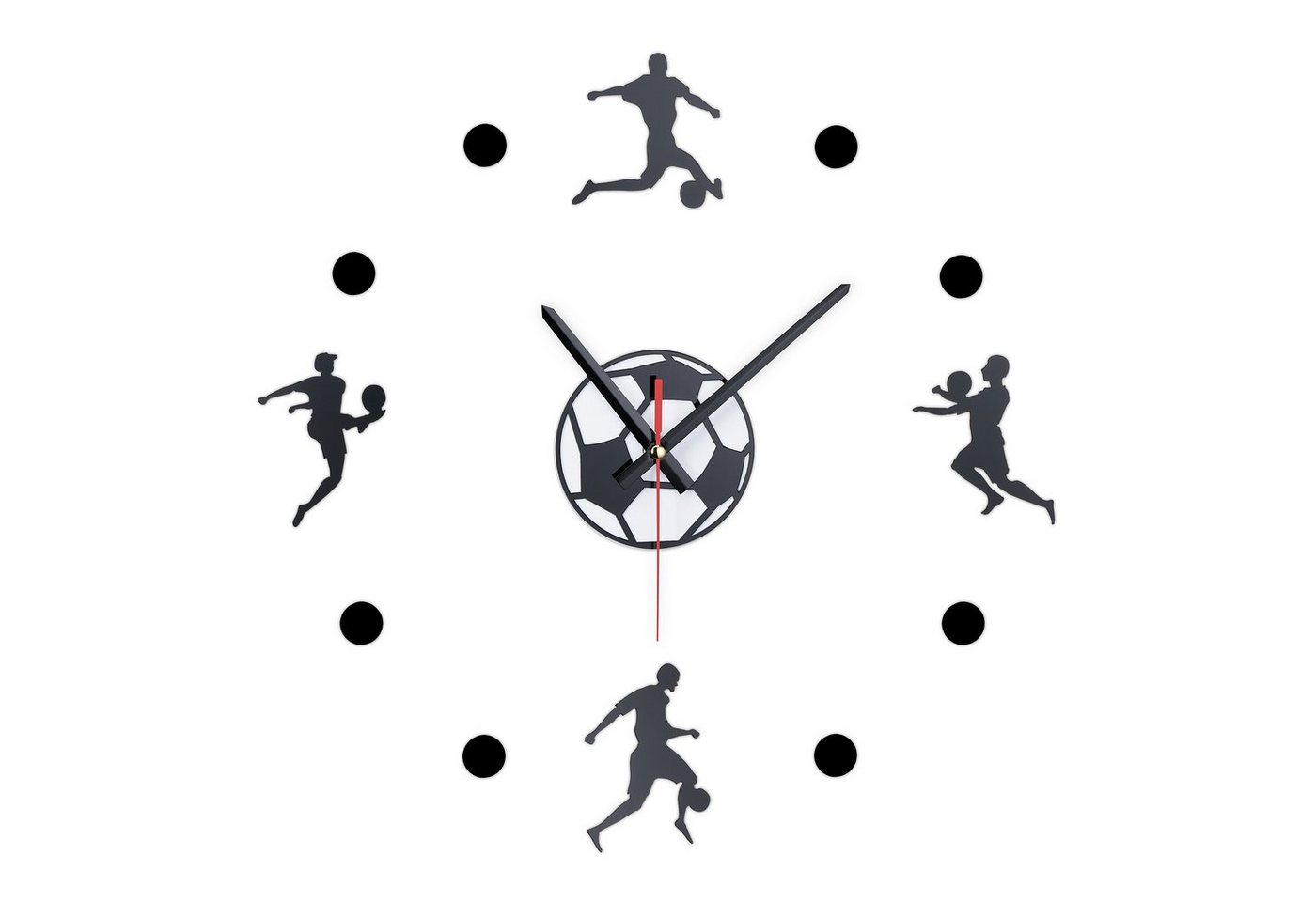 relaxdays Wanduhr DIY Wanduhr "Fußball" relaxdays Wanduhr DIY Wanduhr "Fußball" von relaxdays