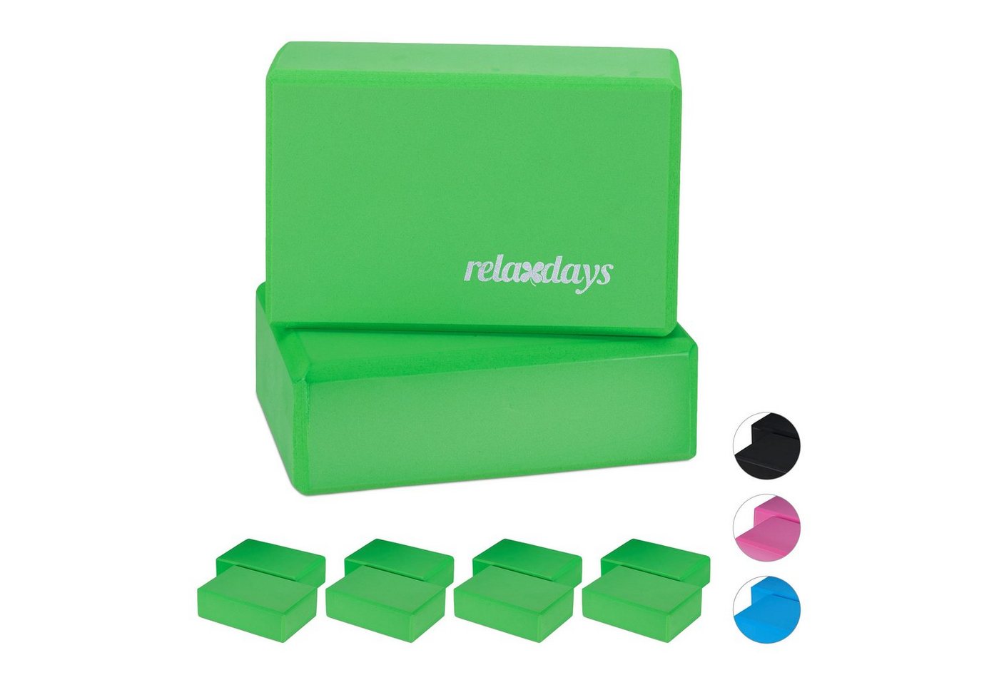 relaxdays Yogablock 10 x Yogablock grün relaxdays Yogablock 10 x Yogablock grün von relaxdays