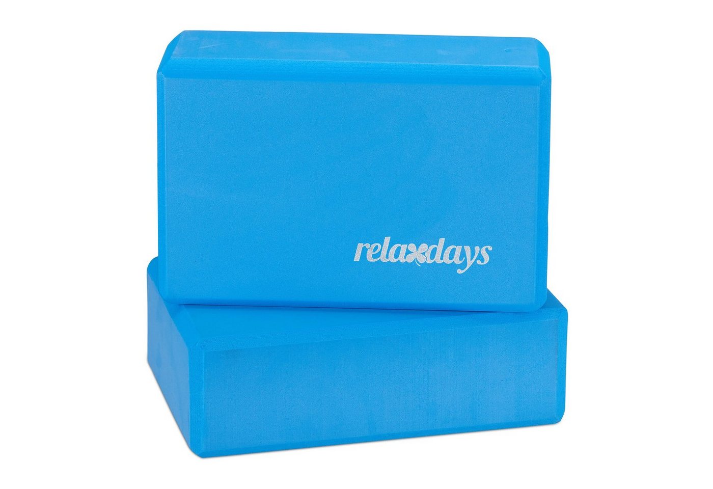 relaxdays Yogablock im 2er Set, Blau relaxdays Yogablock im 2er Set, Blau von relaxdays