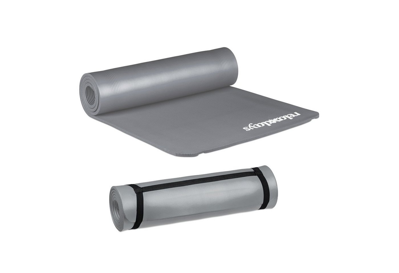 relaxdays Yogamatte 2 x Yogamatte 1 cm dick grau relaxdays Yogamatte 2 x Yogamatte 1 cm dick grau von relaxdays