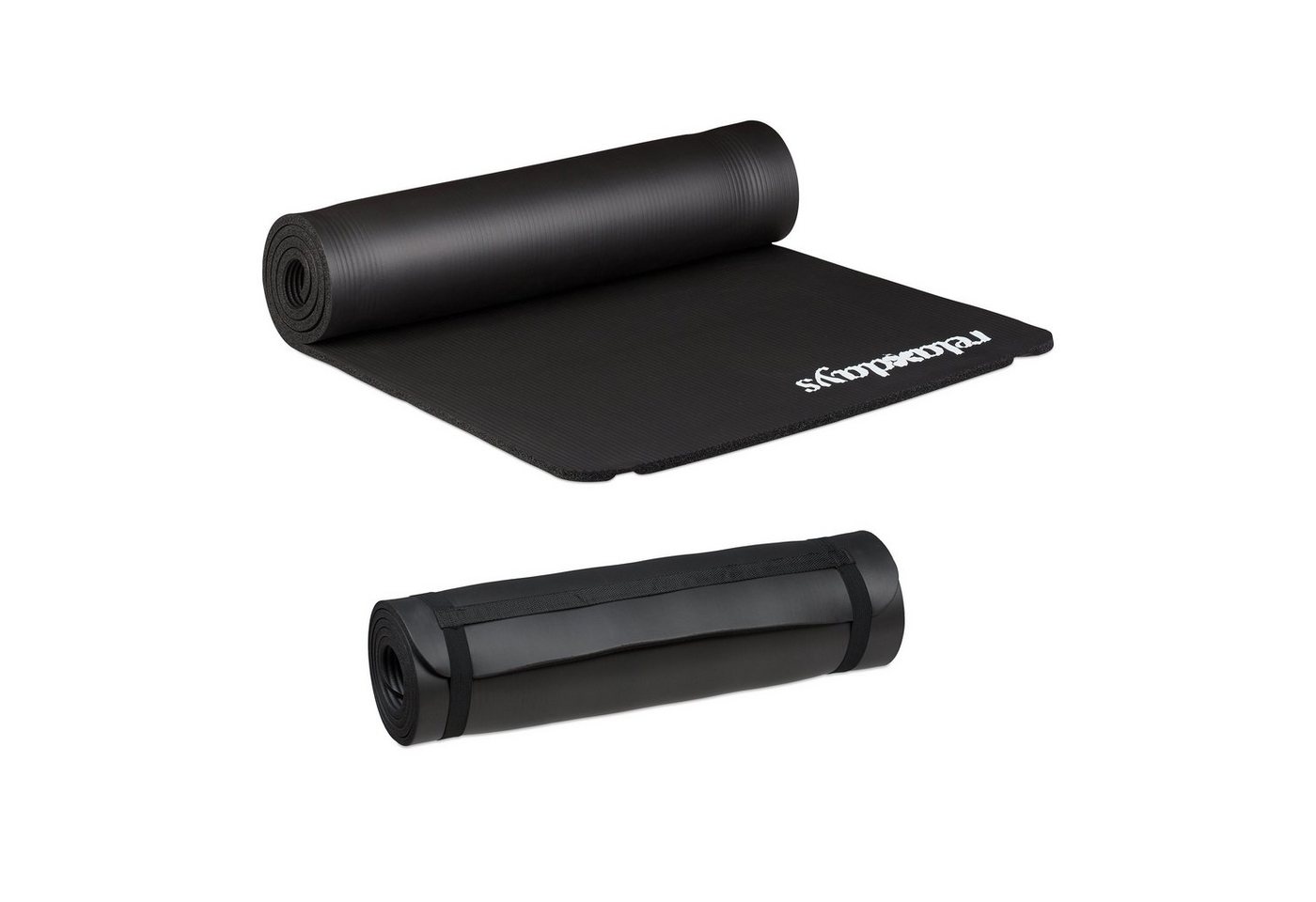 relaxdays Yogamatte 2 x Yogamatte 1 cm dick schwarz relaxdays Yogamatte 2 x Yogamatte 1 cm dick schwarz von relaxdays