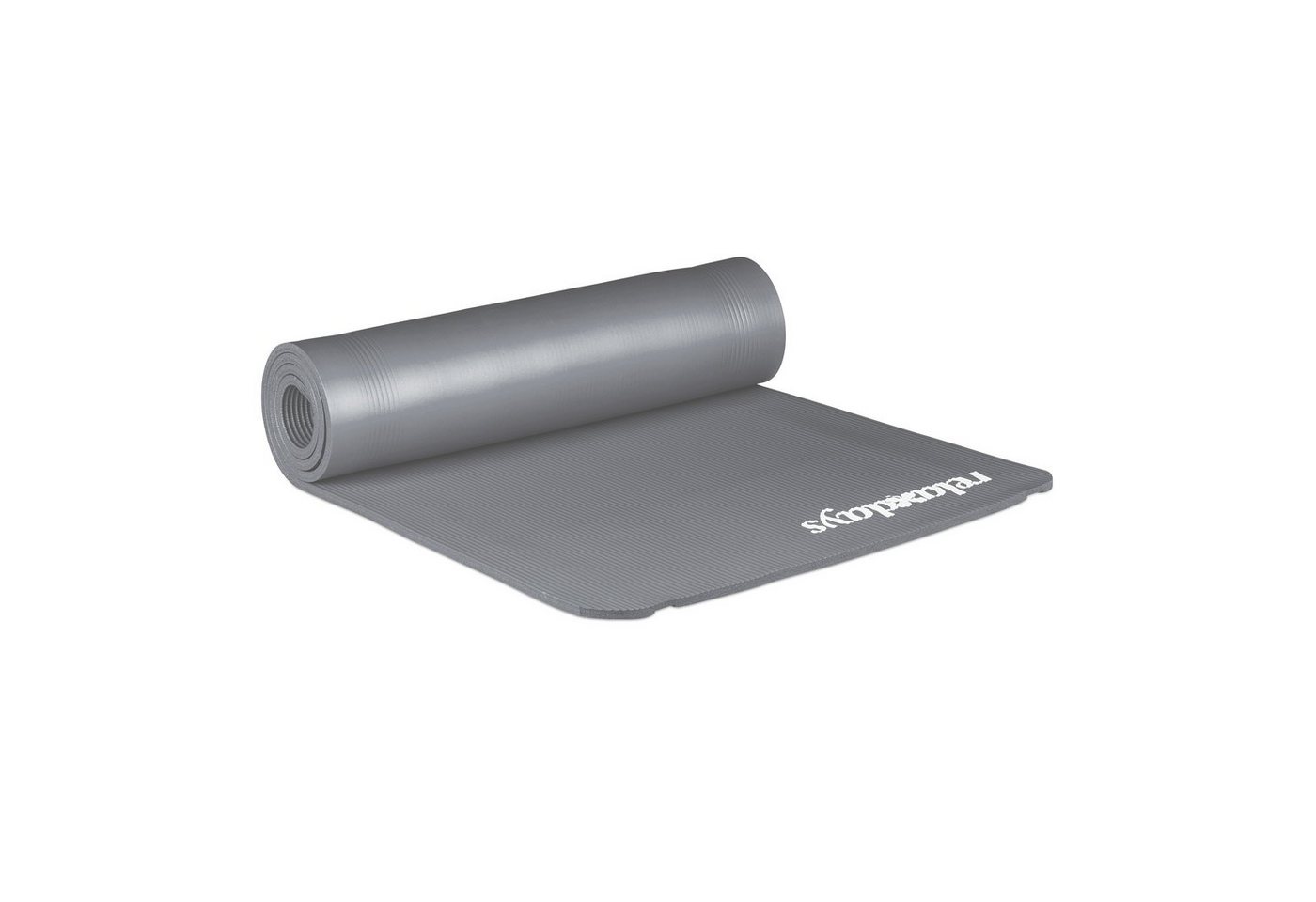 relaxdays Yogamatte 1 cm dick einfarbig, Grau relaxdays Yogamatte 1 cm dick einfarbig, Grau von relaxdays