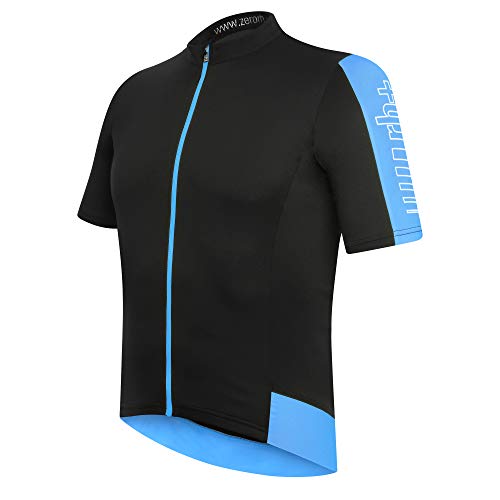 rh+ Herren Energy Fz Apparel Bike Jersey, Schwarz-Blau, S rh+ Herren Energy Fz Apparel Bike Jersey, Schwarz-Blau, S von rh+