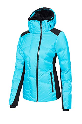 zerorh+ Freedom W, Damen-Bekleidung mit Schneeflocke, Damen, IND2783 89WS, Glacier Azure/Black, S von rh+