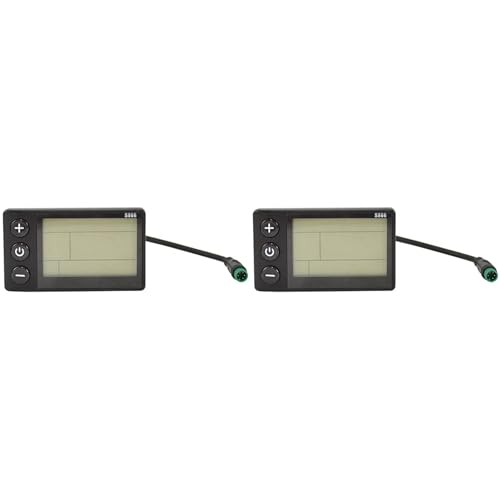rieder 2X S866 Elektrofahrrad LCD-Display E-Bike Elektroroller Display Meter Bedienfeld mit Wasserdichtem Stecker von rieder