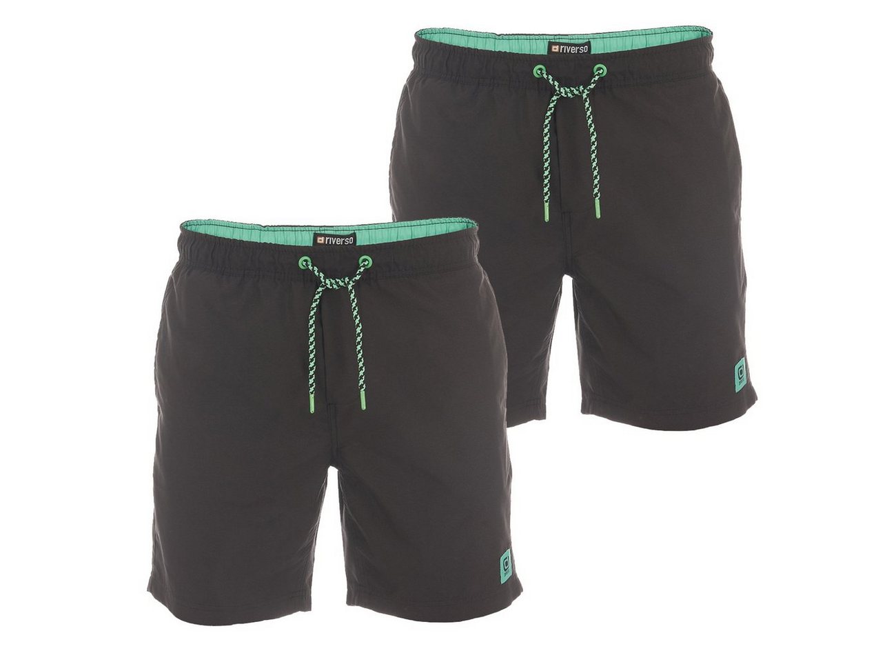 riverso Badeshorts Herren Badehose RIVDavid Regular Fit (2-St) Sportshorts mit Kordelzug riverso Badeshorts Herren Badehose RIVDavid Regular Fit (2-St) Sportshorts mit Kordelzug von riverso