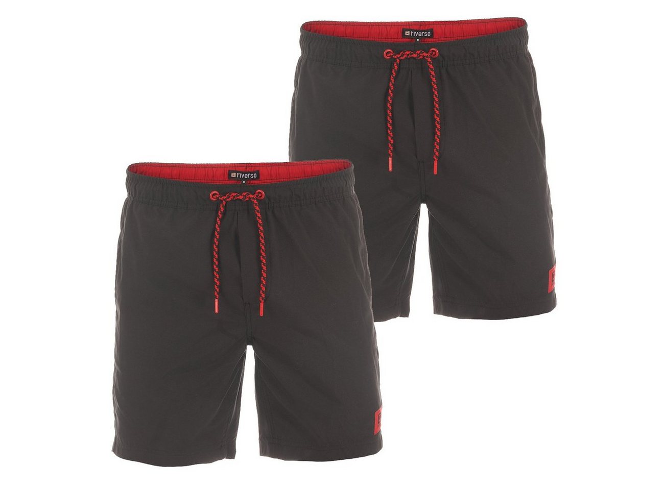 riverso Badeshorts Herren Badehose RIVDavid Regular Fit (2-St) Sportshorts mit Kordelzug riverso Badeshorts Herren Badehose RIVDavid Regular Fit (2-St) Sportshorts mit Kordelzug von riverso