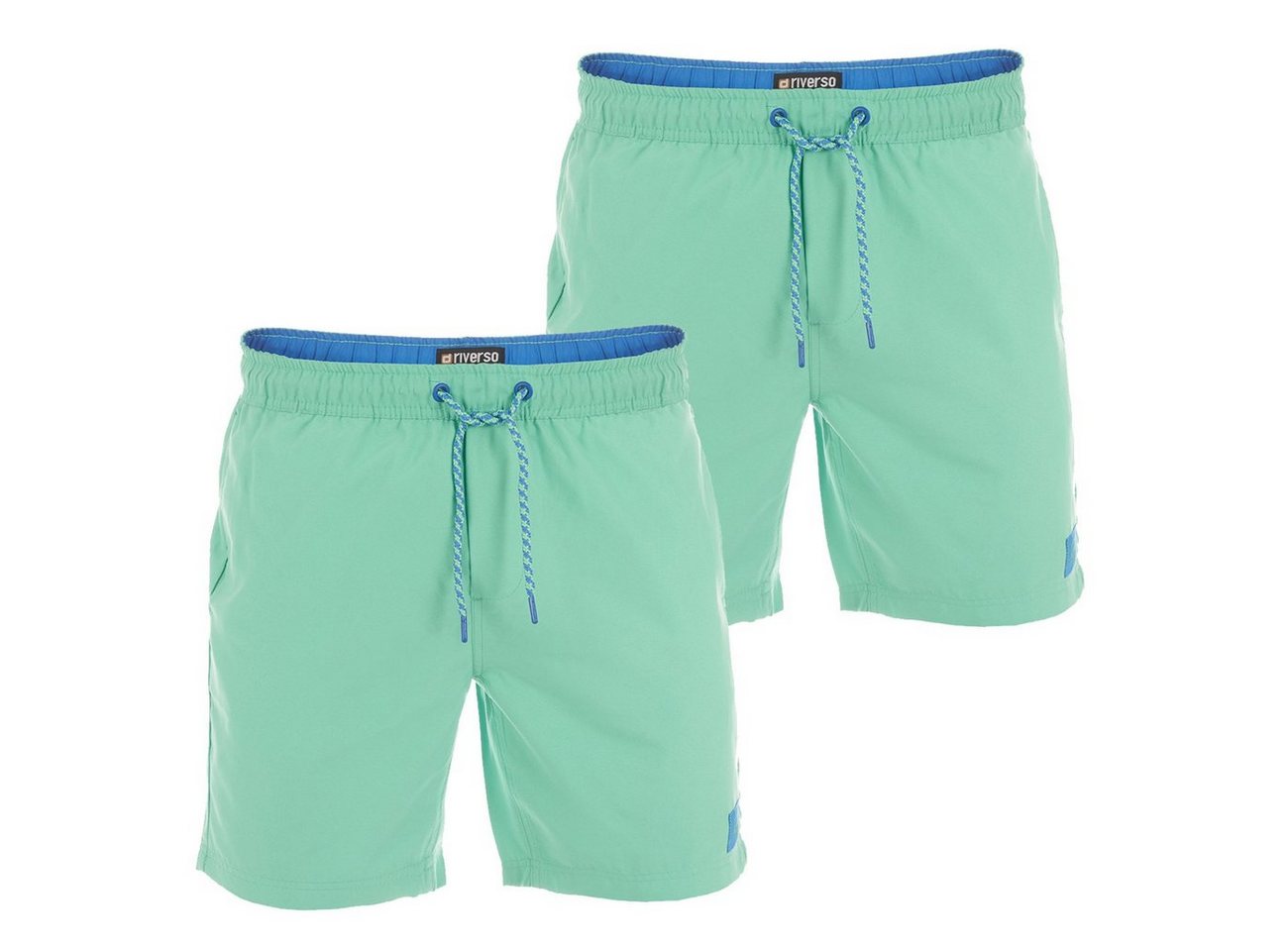 riverso Badeshorts Herren Badehose RIVDavid Regular Fit (2-St) Sportshorts mit Kordelzug riverso Badeshorts Herren Badehose RIVDavid Regular Fit (2-St) Sportshorts mit Kordelzug von riverso