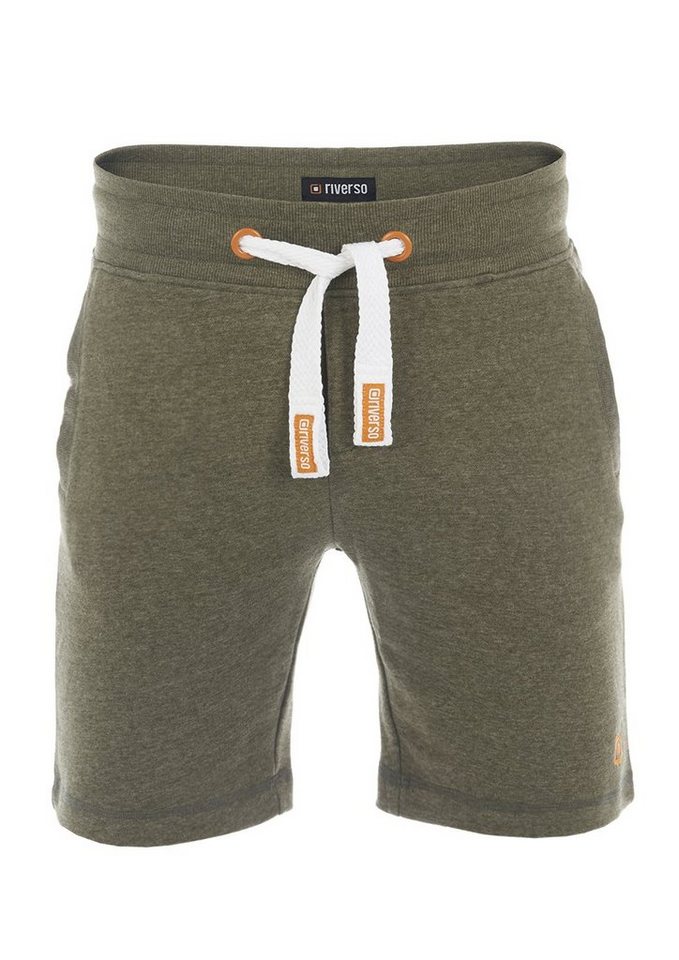 riverso Sweatshorts Herren Sportshorts RIVMoritz Regular Fit Bermudashort mit Kordelzug riverso Sweatshorts Herren Sportshorts RIVMoritz Regular Fit Bermudashort mit Kordelzug von riverso