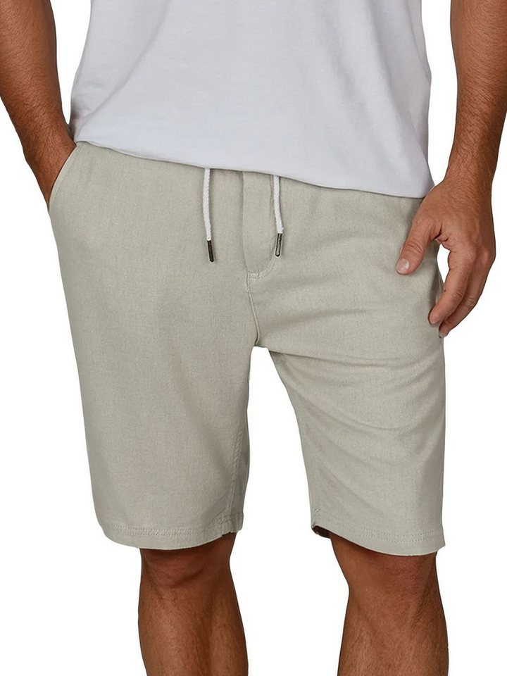 riverso Bermudas Herren Freizeitshorts RIVOliver Regular Fit Leinenshort mit Zugbandverschluss riverso Bermudas Herren Freizeitshorts RIVOliver Regular Fit Leinenshort mit Zugbandverschluss von riverso