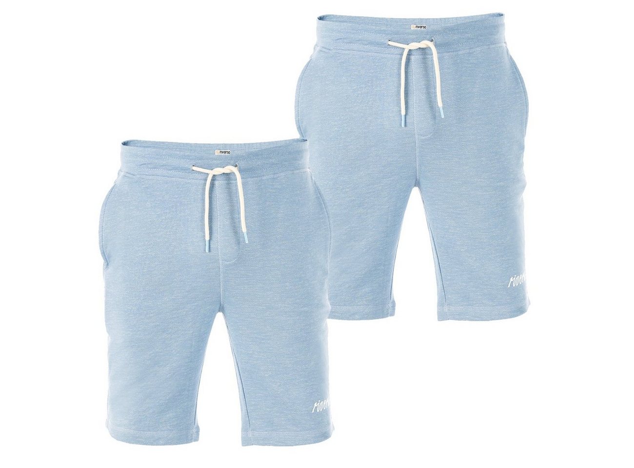 riverso Sweatshorts Herren Shorts RIVMike 2er Pack Regular Fit Bermudashorts aus pflegeleichter Baumwollmischung riverso Sweatshorts Herren Shorts RIVMike 2er Pack Regular Fit Bermudashorts aus pflegeleichter Baumwollmischung von riverso
