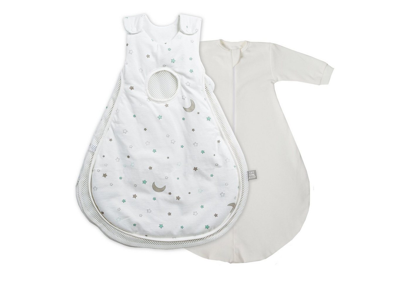 roba® Babyschlafsack safe asleep® – Air PLUS, inkl. Strampelsack, Baumwolle von roba®