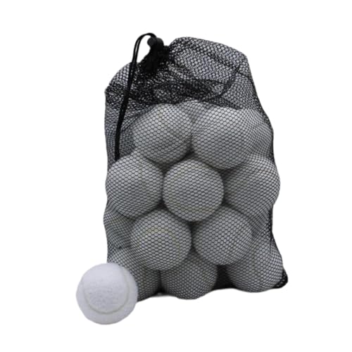 rockible 18x Tennisbälle Trainingsbälle 64 mm Durchmesser Verschleißfeste elastische Bälle zum Spielen Anfänger Tennisbegeisterte, Weiß rockible 18x Tennisbälle Trainingsbälle 64 mm Durchmesser Verschleißfeste elastische Bälle zum Spielen Anfänger Tennisbegeisterte, Weiß von rockible