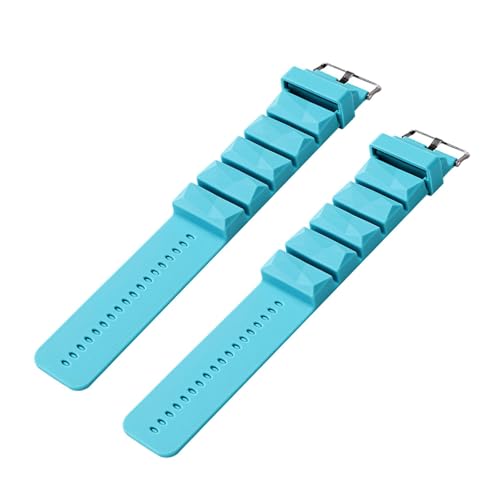 rockible 2 stück Handgelenk Gewichte Gewicht Armband Einstellbare Handgelenk Knöchel Gewicht Riemen für Tanzen, Blau von rockible